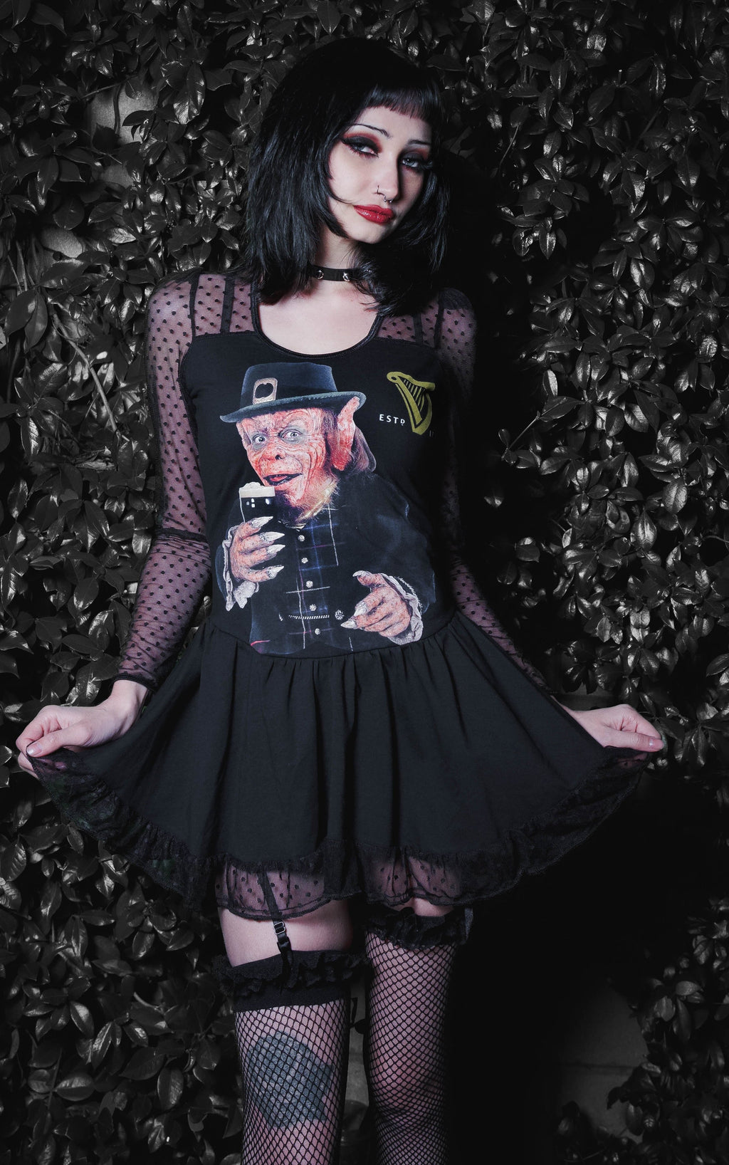 Vera's Eyecandy Leprechaun Ballerina Mesh Dress