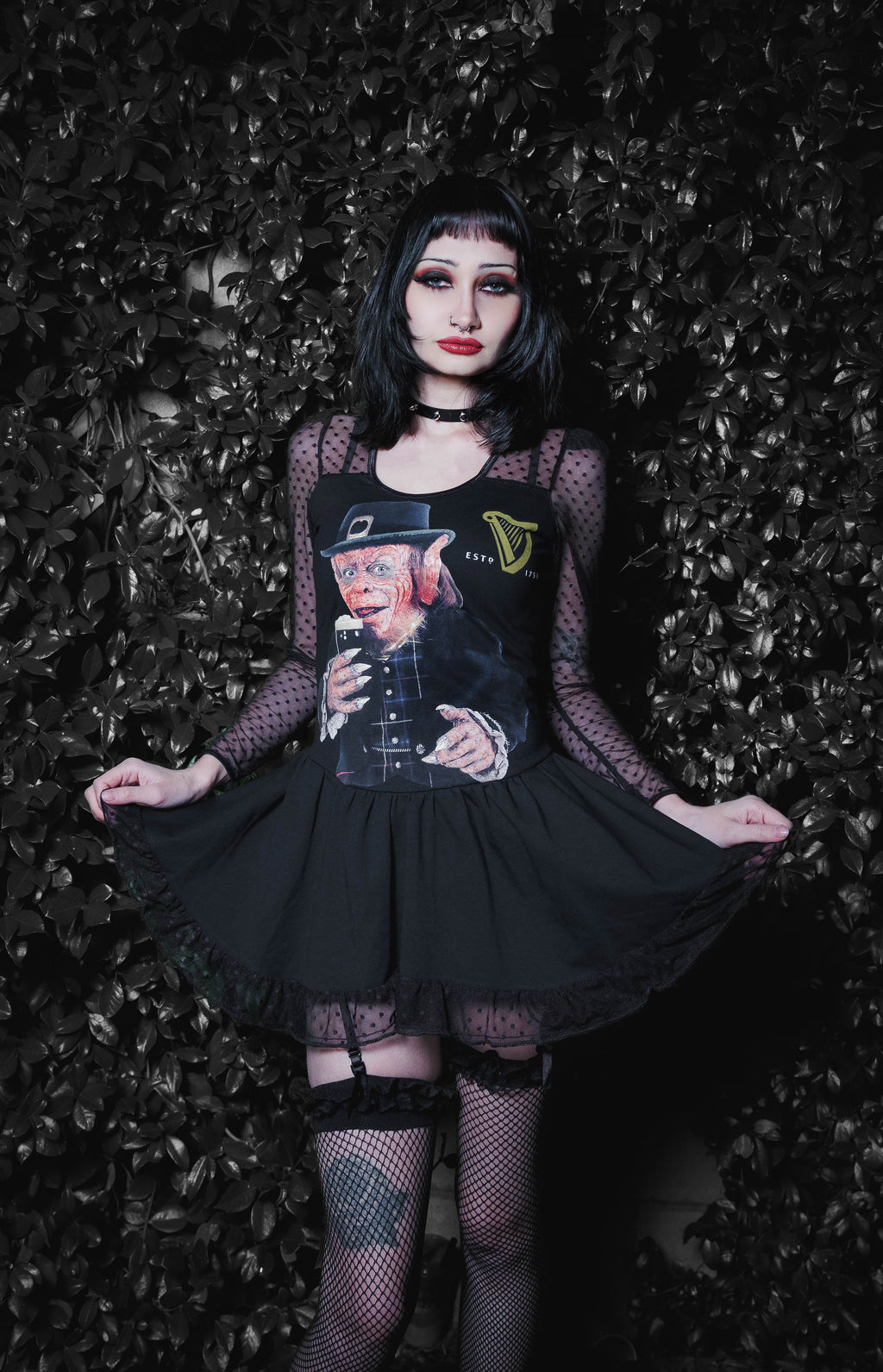 Vera's Eyecandy Leprechaun Ballerina Mesh Dress