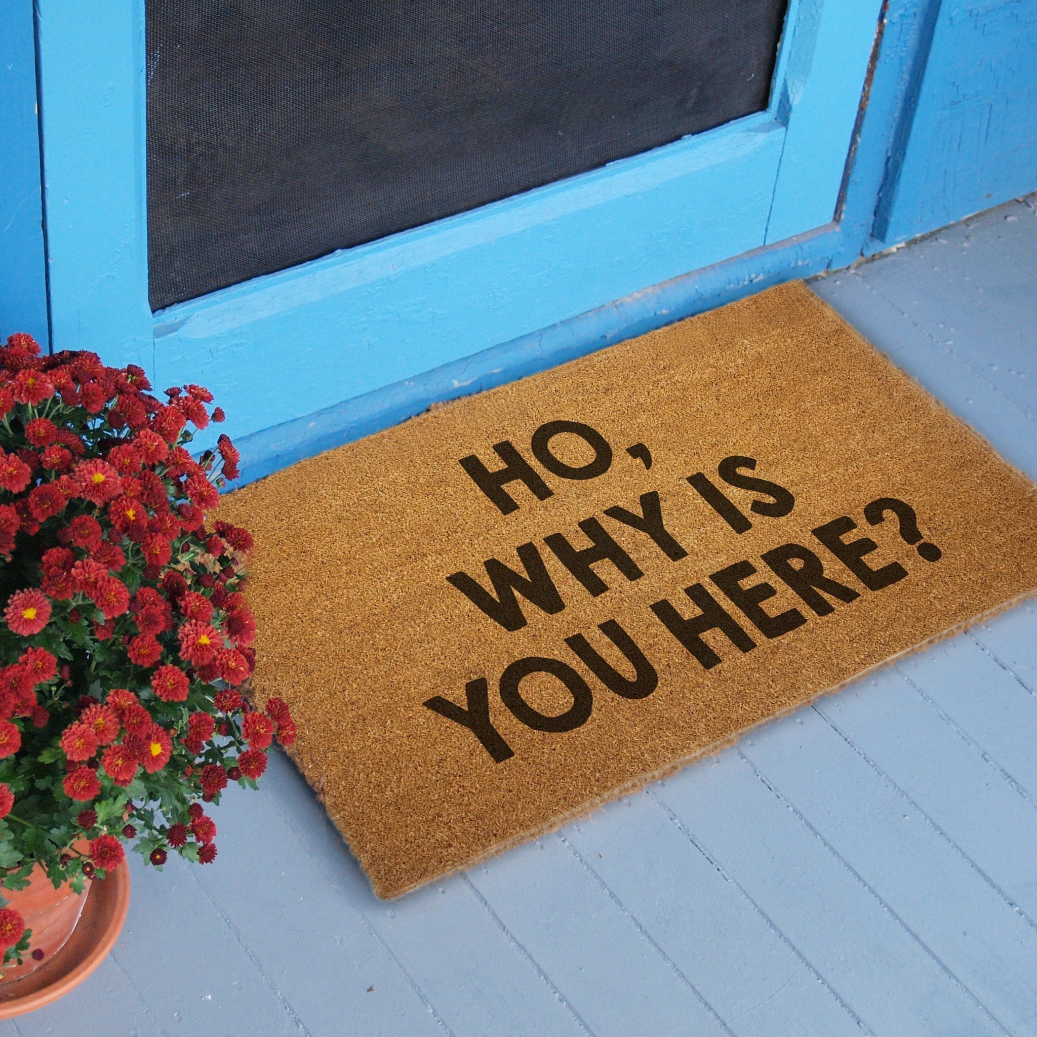 Original Underground Ho, Why is You Here? Door Mat