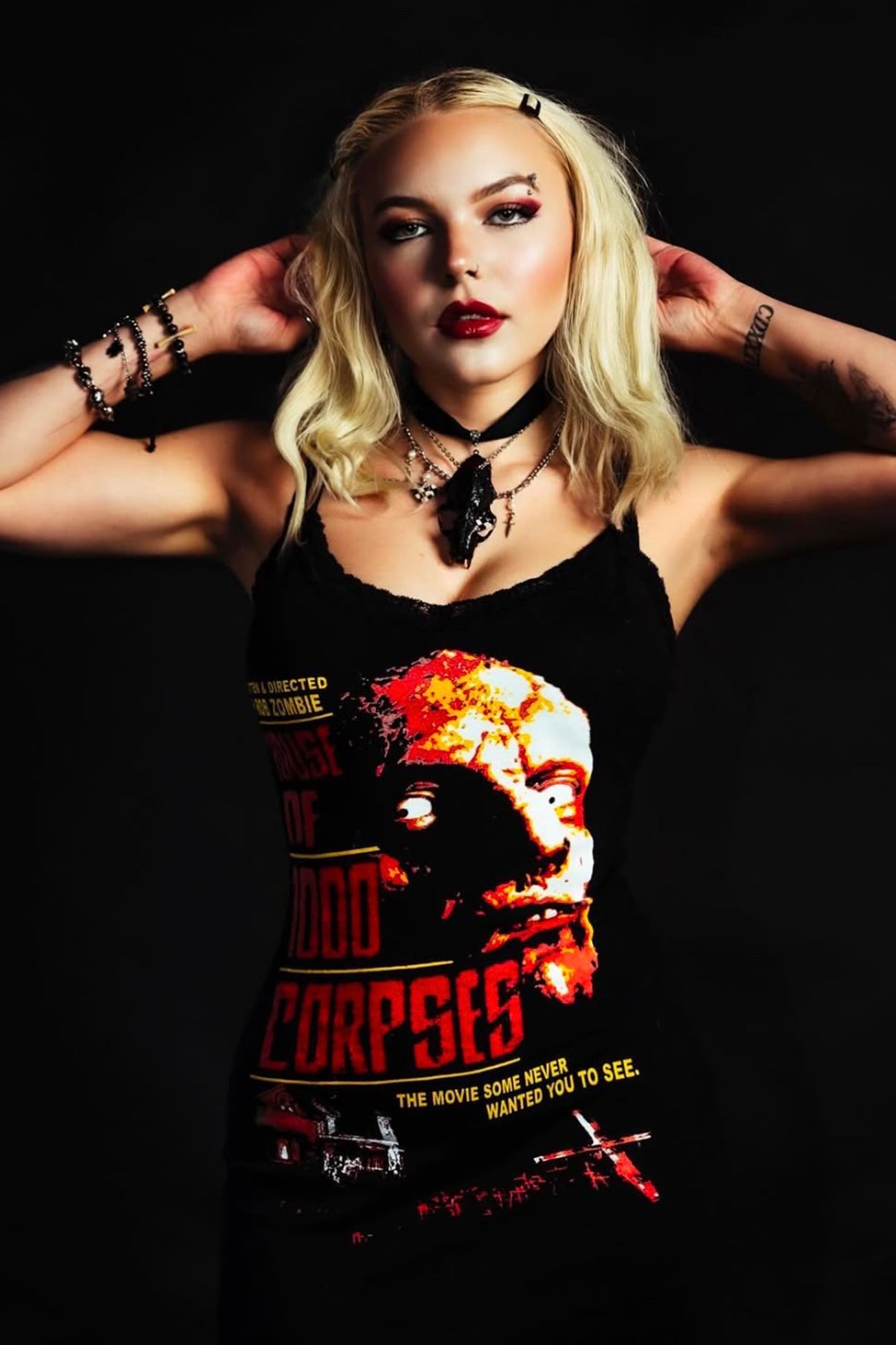 Vera's Eyecandy House of 1000 Corpses Lace Strap Dress
