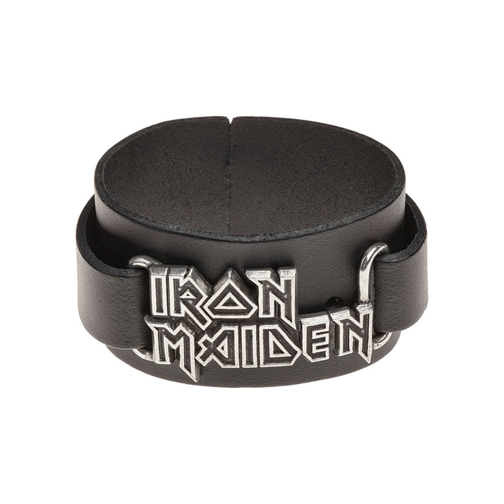 Alchemy Gothic Iron Maiden Band Leather Wriststrap HRWL447
