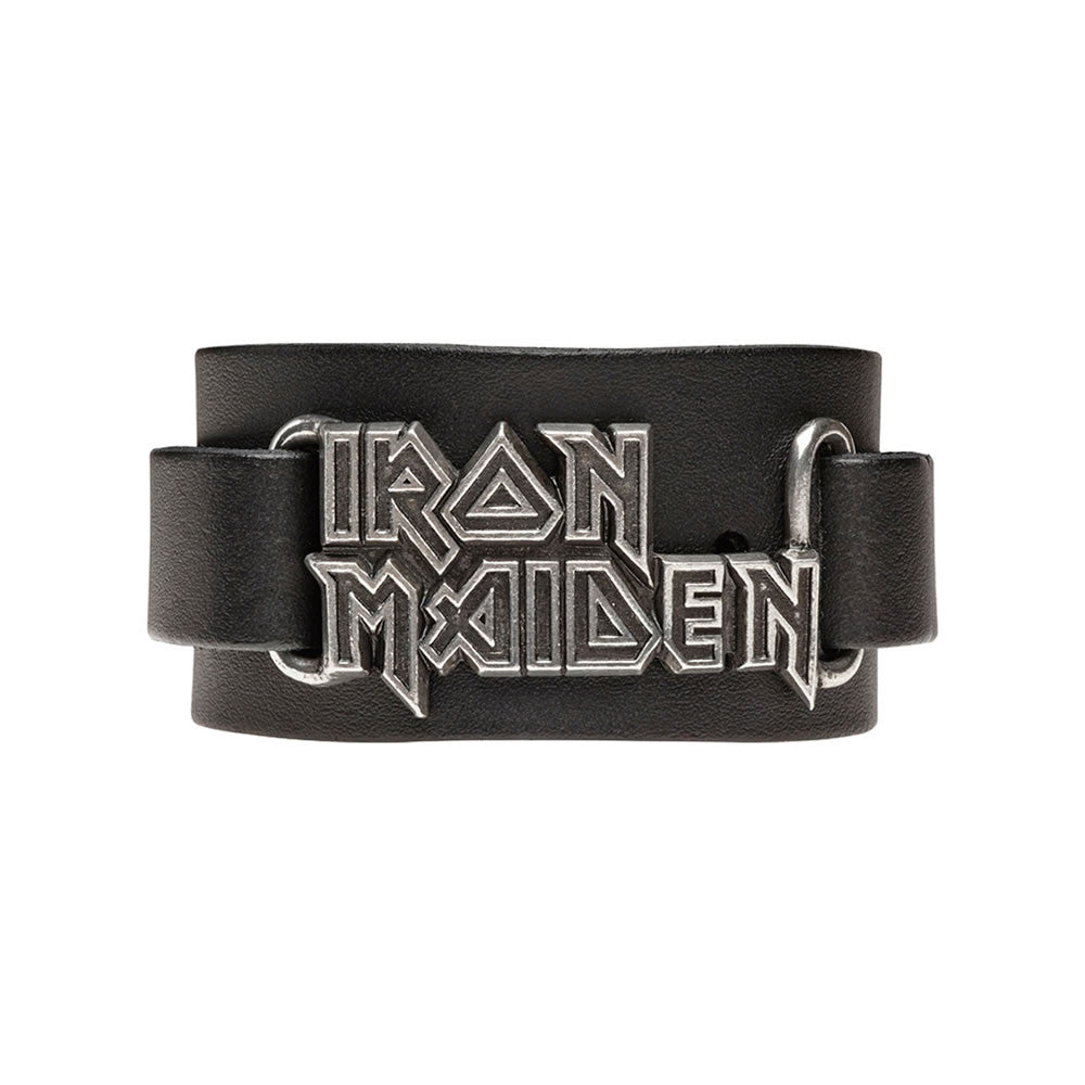 Alchemy Gothic Iron Maiden Band Leather Wriststrap HRWL447