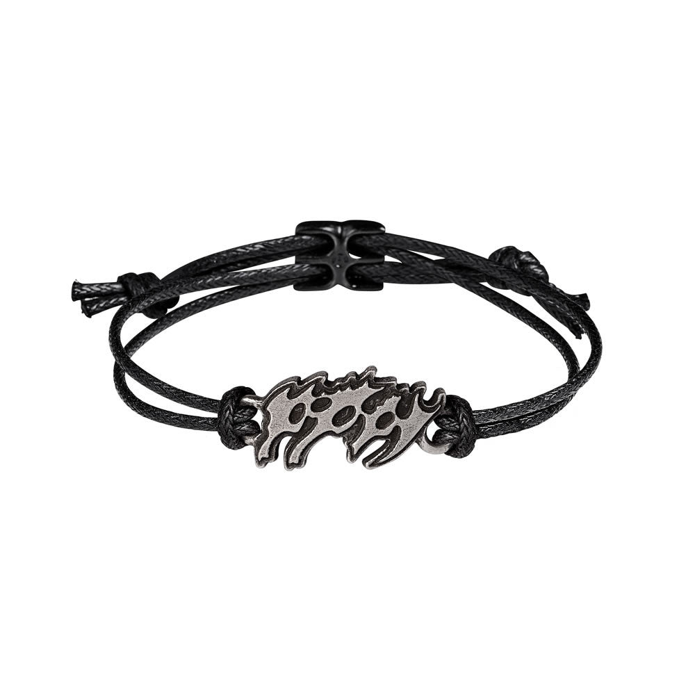 Alchemy Gothic Poppy Band Cord Bracelet HRWL461
