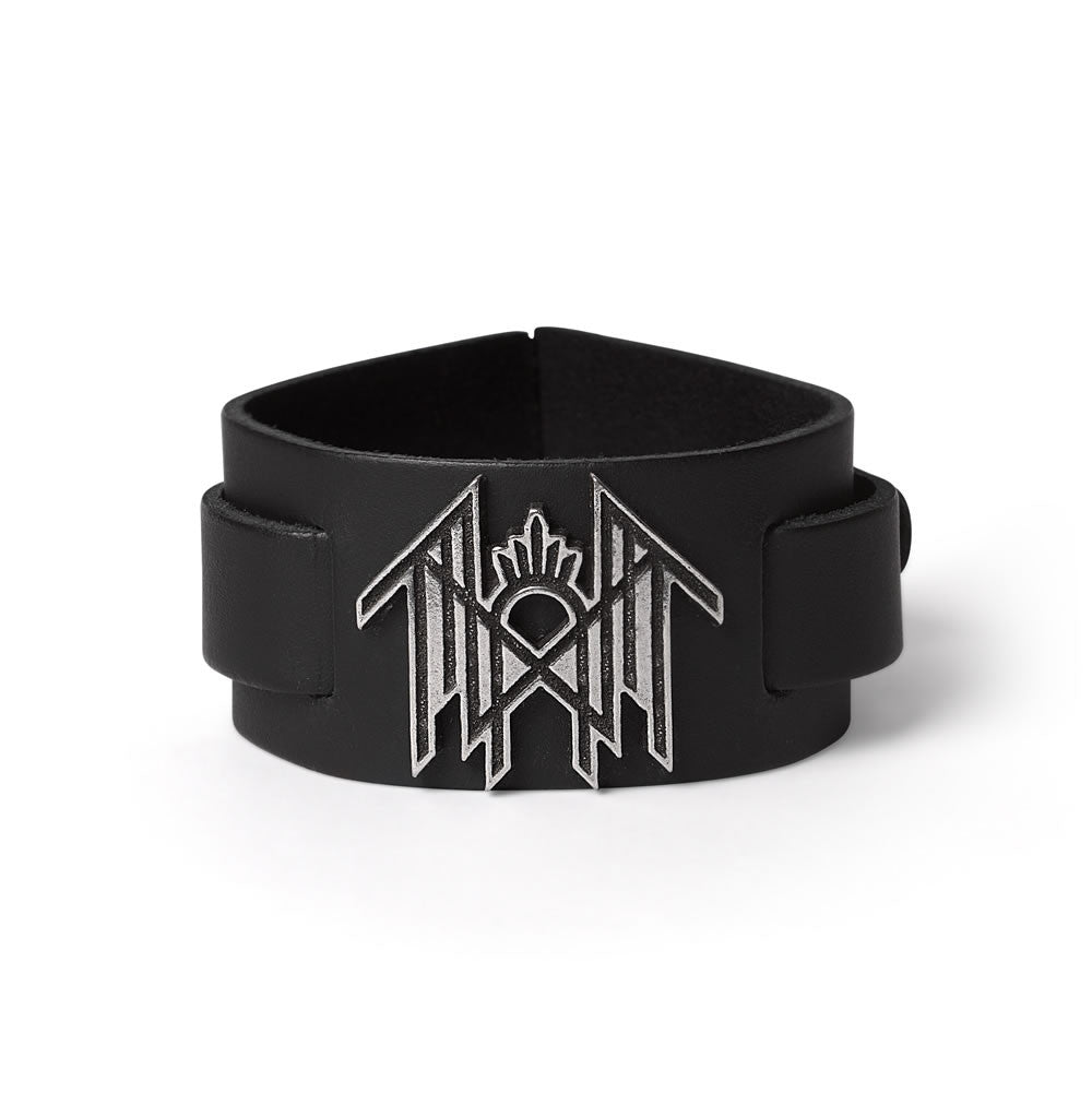 Alchemy Gothic Sleep Token Band Leather Wrist Strap HRWL465