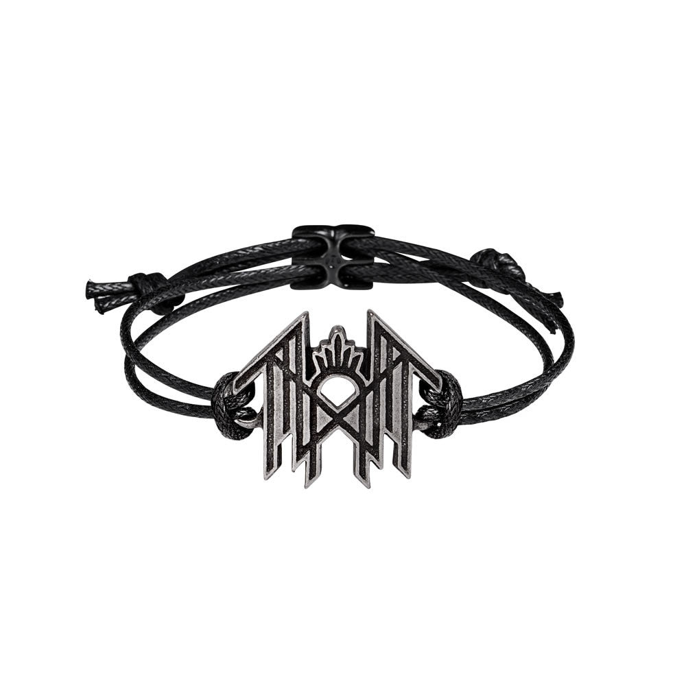 Alchemy Gothic Sleep Token Metal Band Black Cord Bracelet HRWL466