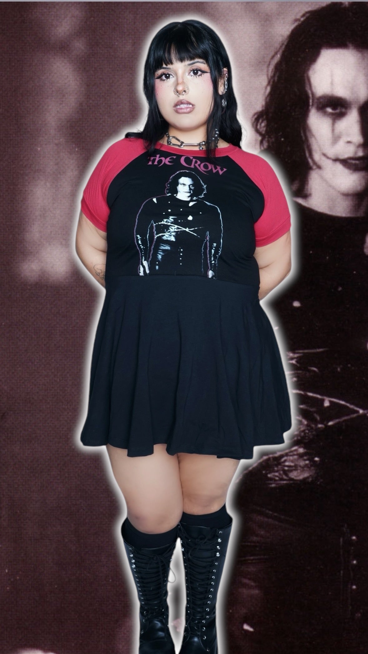 Vera's Eyecandy The Crow Movie Baby Doll Dress