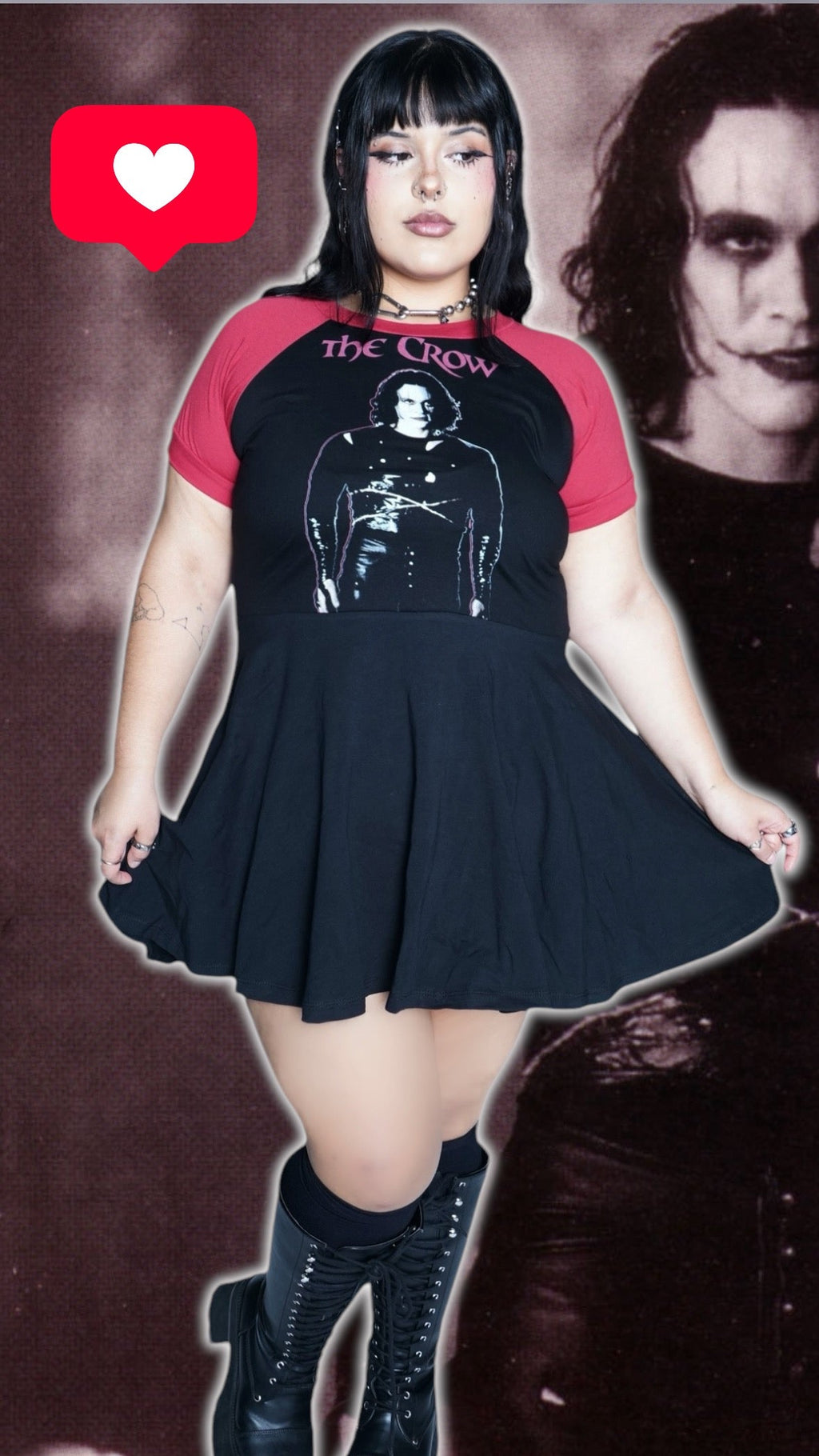 Vera's Eyecandy The Crow Movie Baby Doll Dress