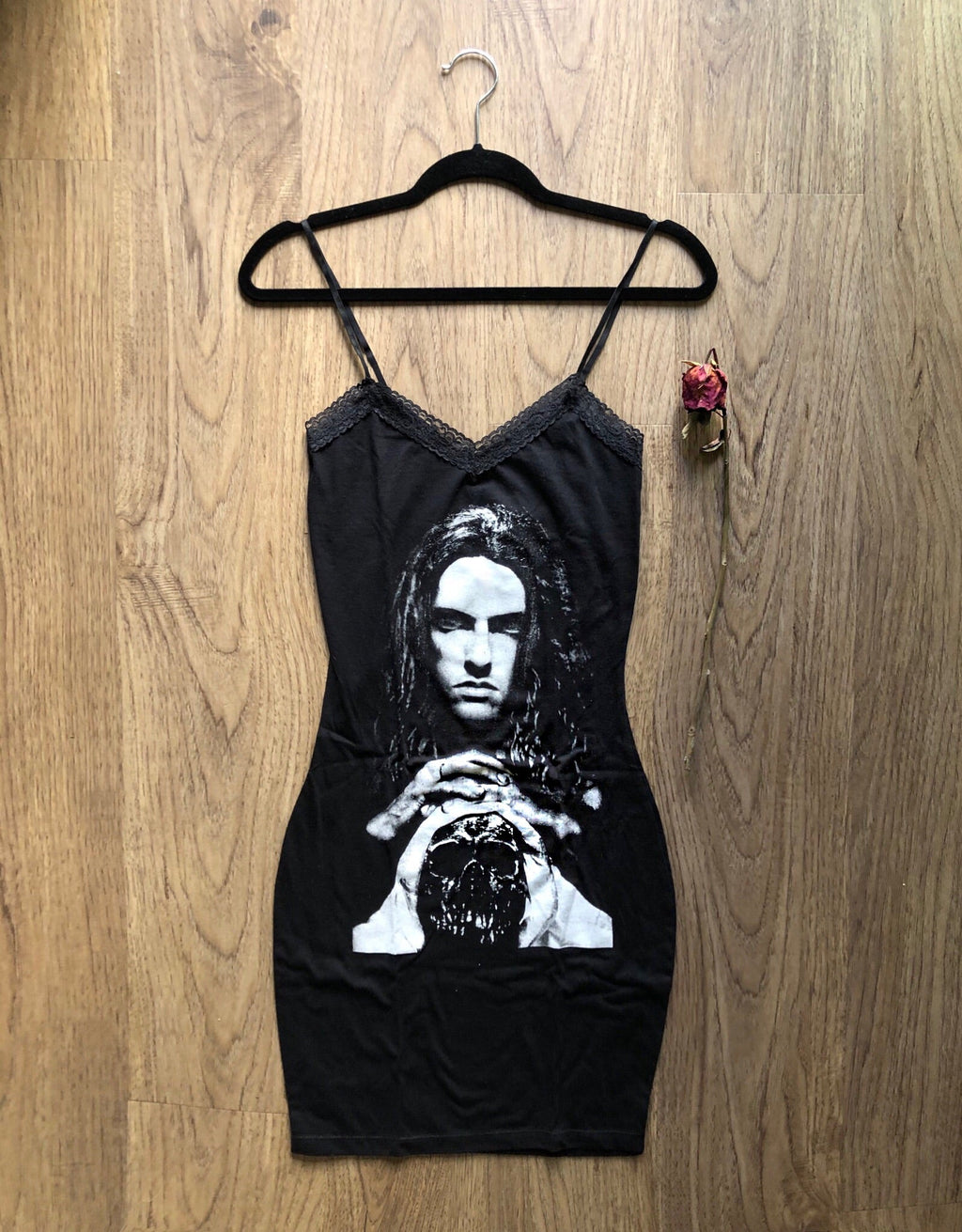 Vera's Eyecandy Peter Steele Lace Strap Dress