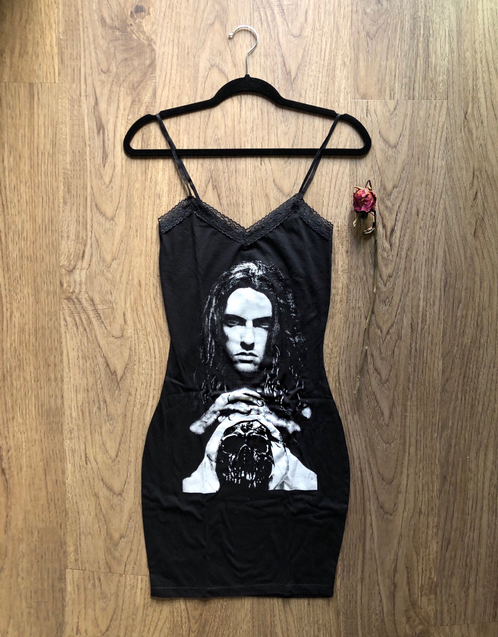 Vera's Eyecandy Peter Steele Lace Strap Dress