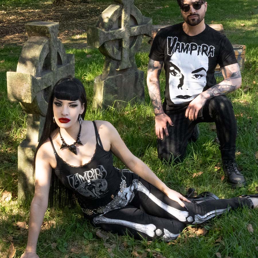 Kreepsville Vampira Fit Face Tee