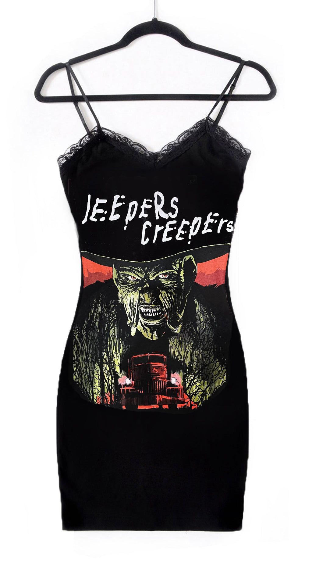 Vera's Eyecandy Jeepers Creepers Lace Strap Horror ress