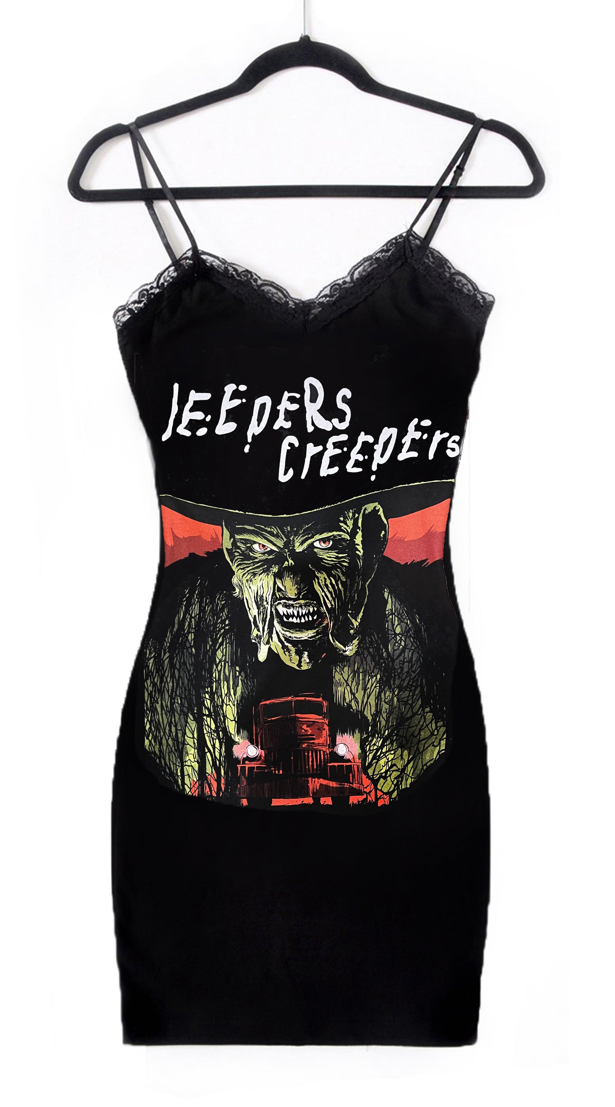 Vera's Eyecandy Jeepers Creepers Lace Strap Horror ress