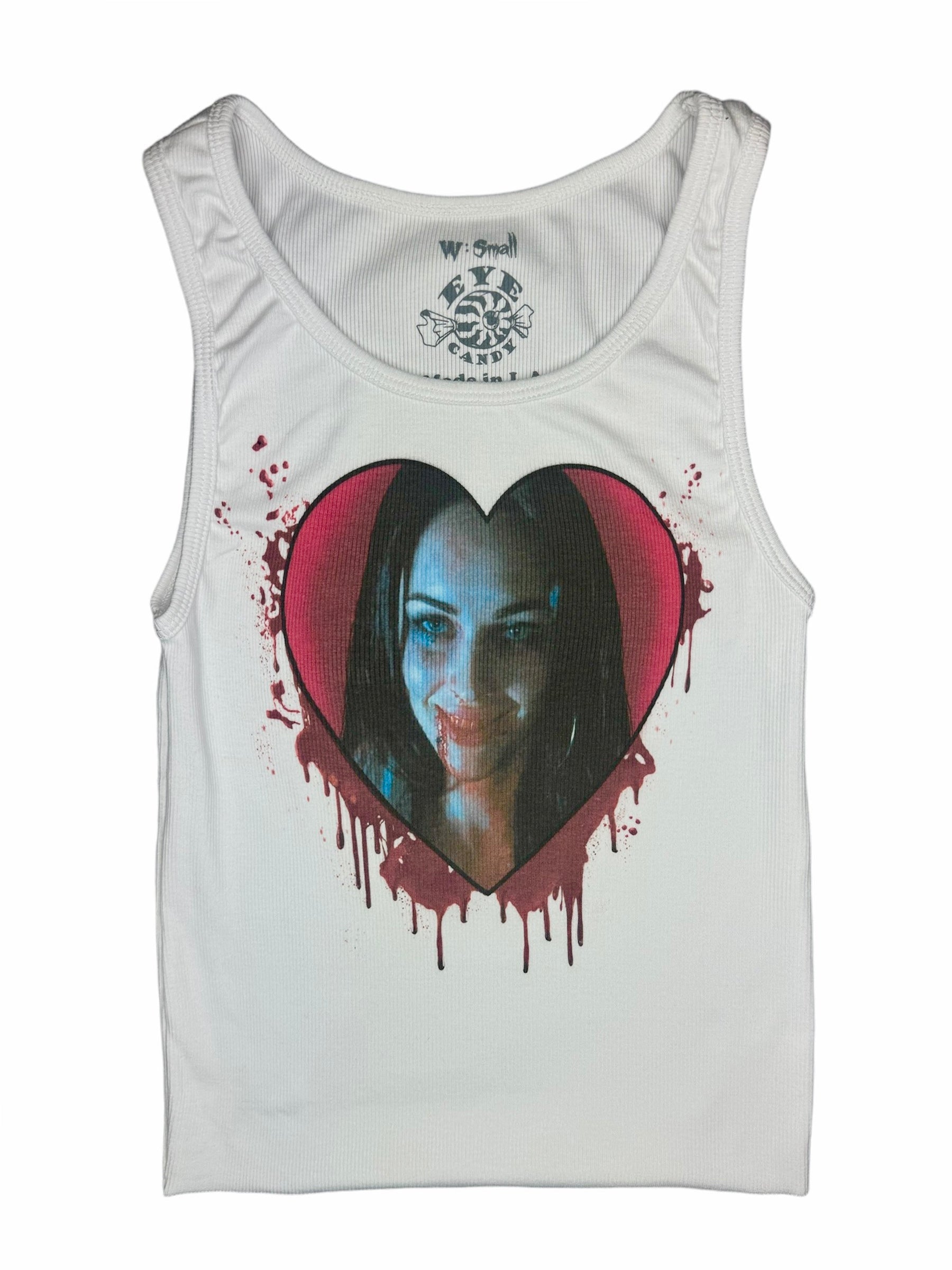 Vera's Eyecandy Jennifer's Body Ribbed Tank Top