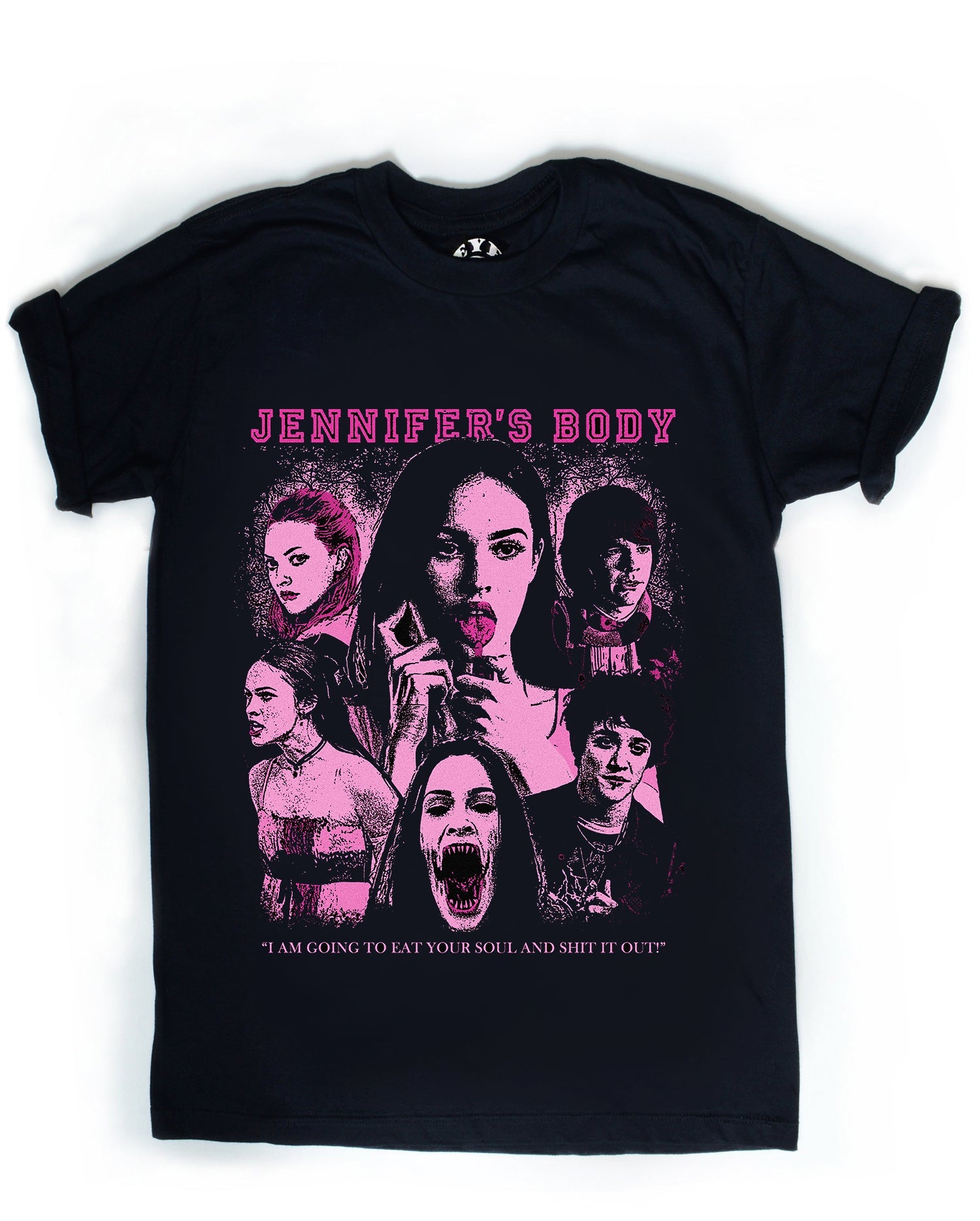 Vera's Eyecandy Jennifer's Body Pink Graphic T-Shirt