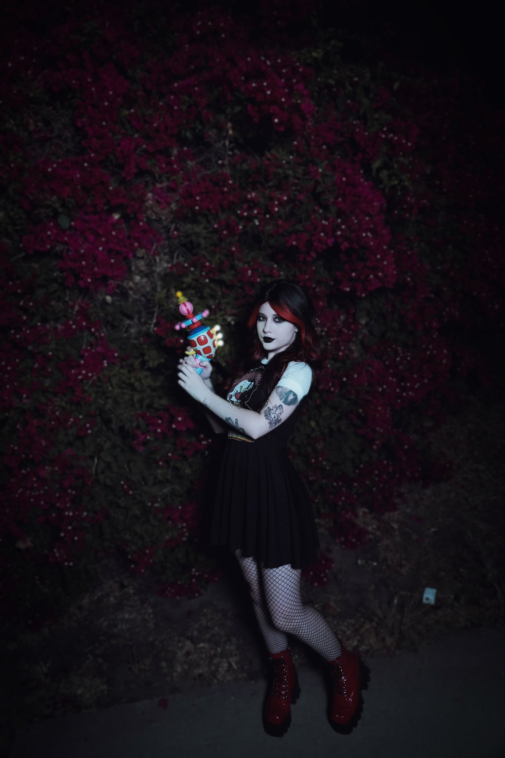 Vera's Eyecandy Killer Klowns From Outer Space Baby Doll Dress