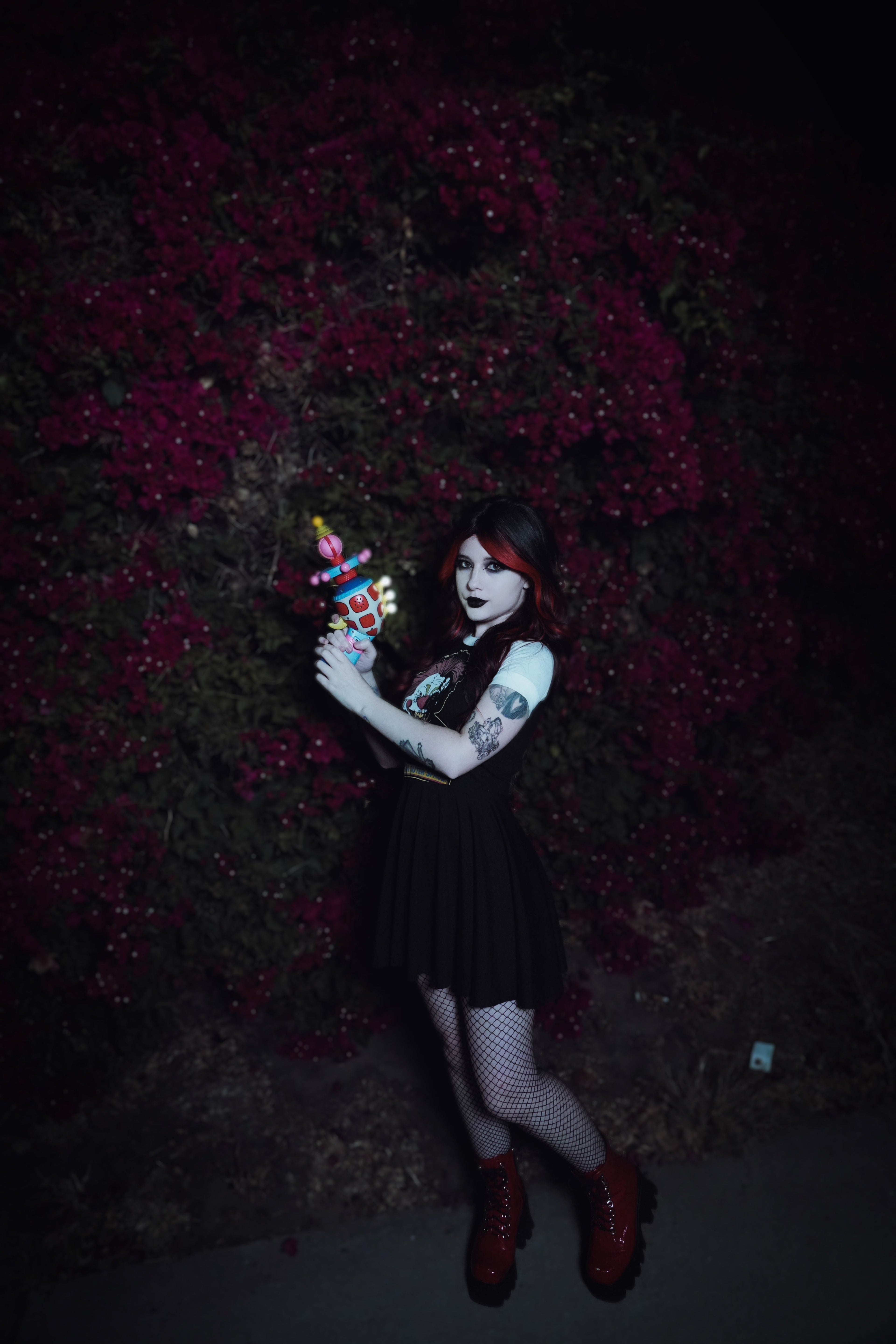 Vera's Eyecandy Killer Klowns From Outer Space Baby Doll Dress