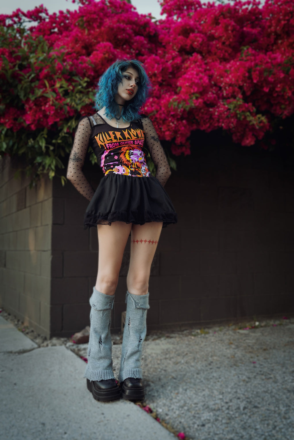 Vera's Eyecandy Killer Klowns from Outer Space Ballerina Dress