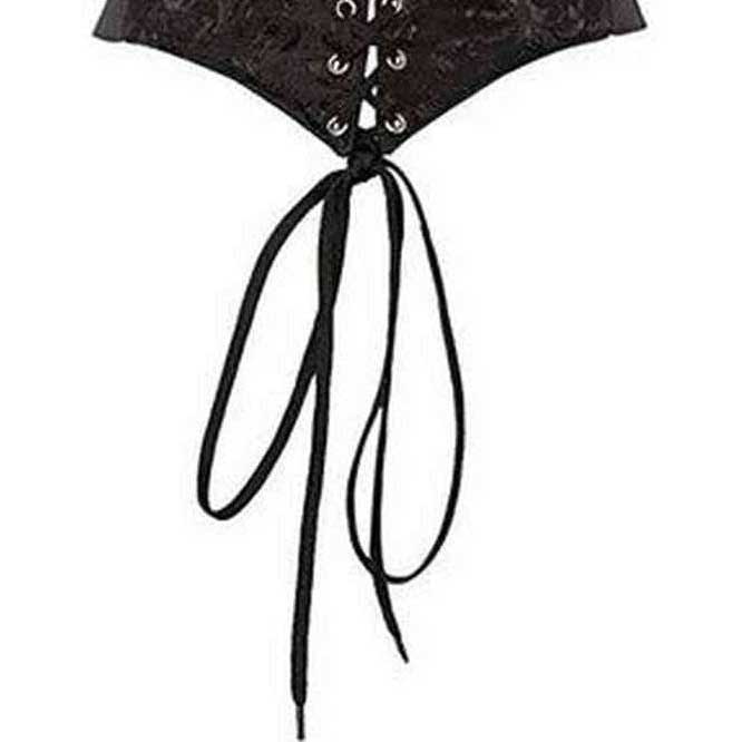 Daisy Corsets Lavish Black Brocade Corset Belt Cincher