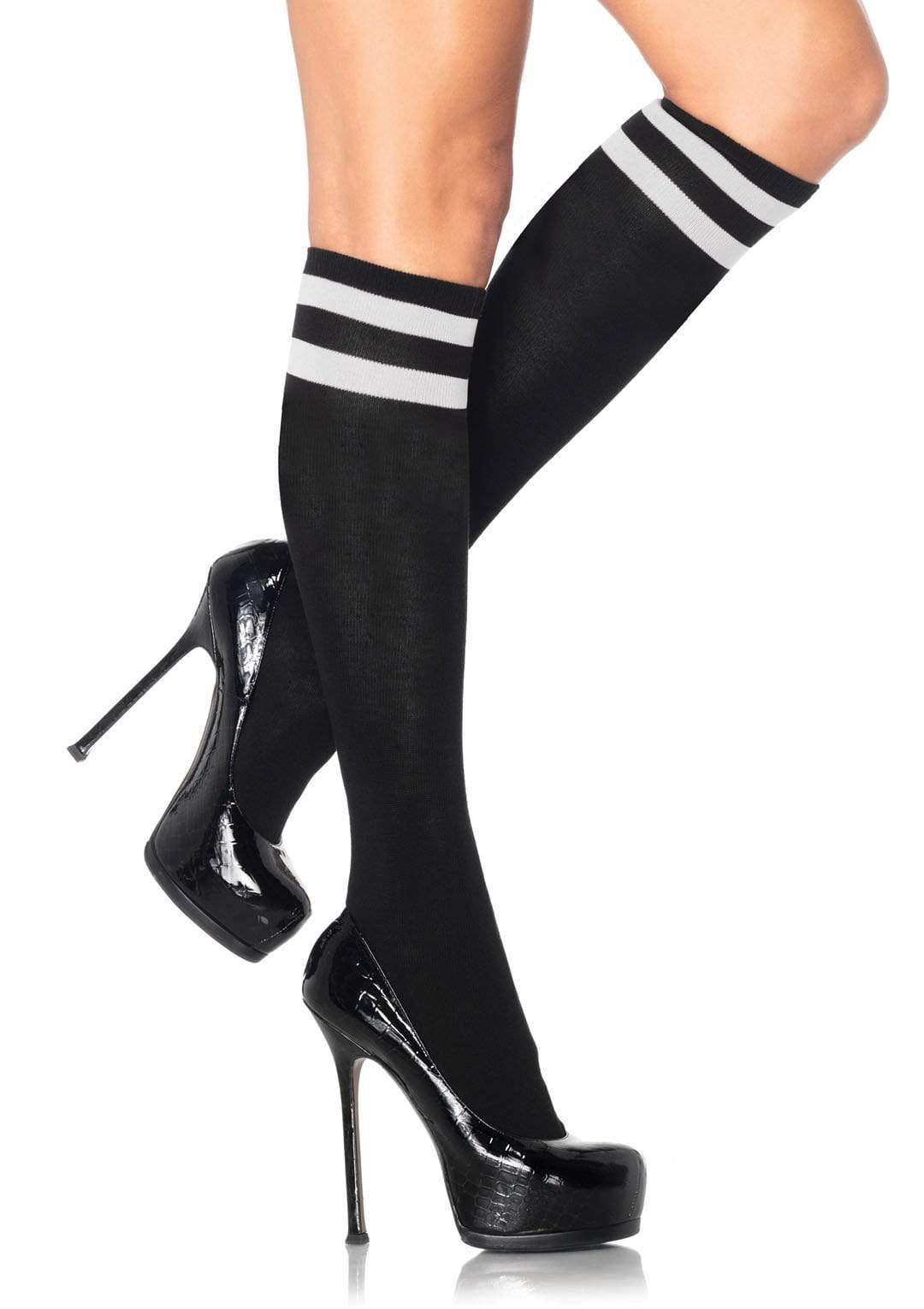 Leg Avenue Jolie Athletic Knee High Stripe Socks