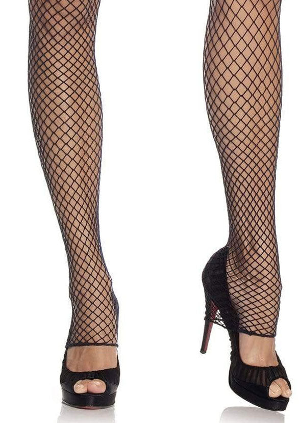 Leg Avenue Maya Footless Thigh High Fishnet Stockings