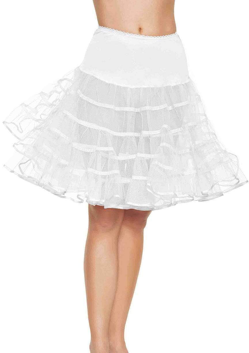 Leg Avenue Knee Length Layered Petticoat Costume Skirt