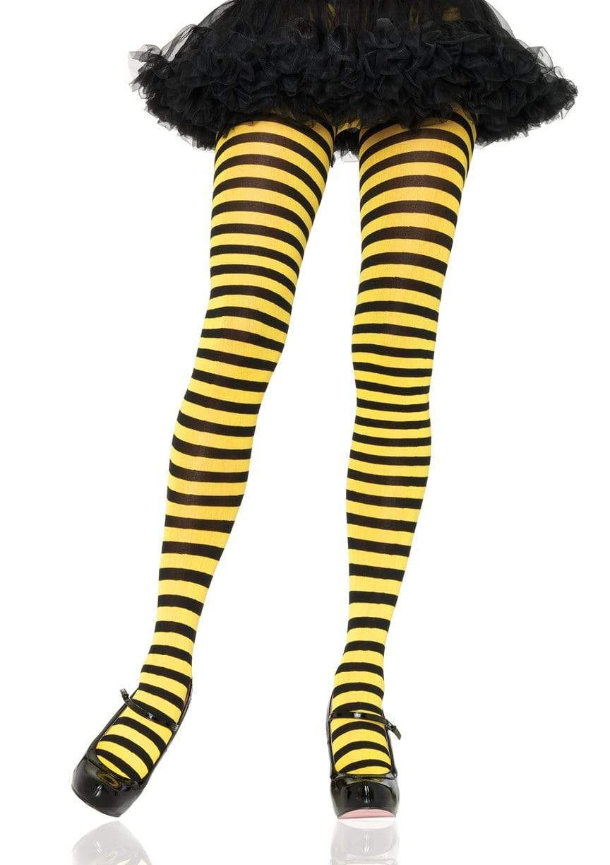 Leg Avenue Jada Striped Many Colors Tights