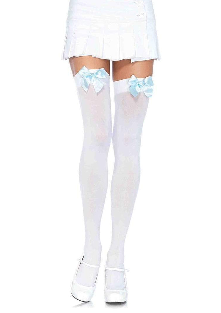 Leg Avenue Kay Opaque Thigh Highs 2 Sizes