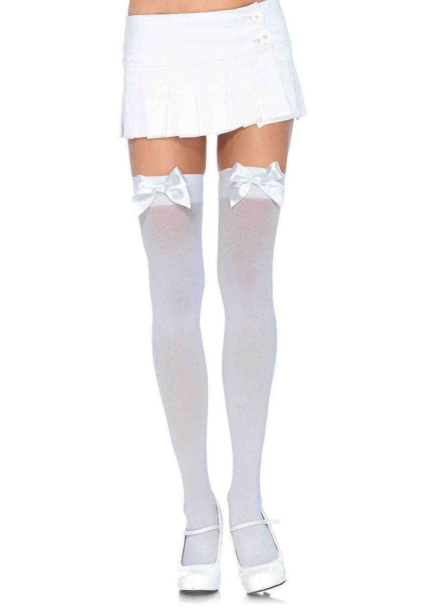 Leg Avenue Kay Opaque Thigh Highs 2 Sizes