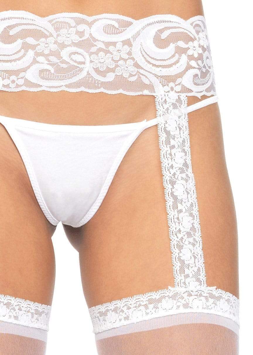 Leg Avenue Thea Garter Belt Sheer Thigh High Stockings