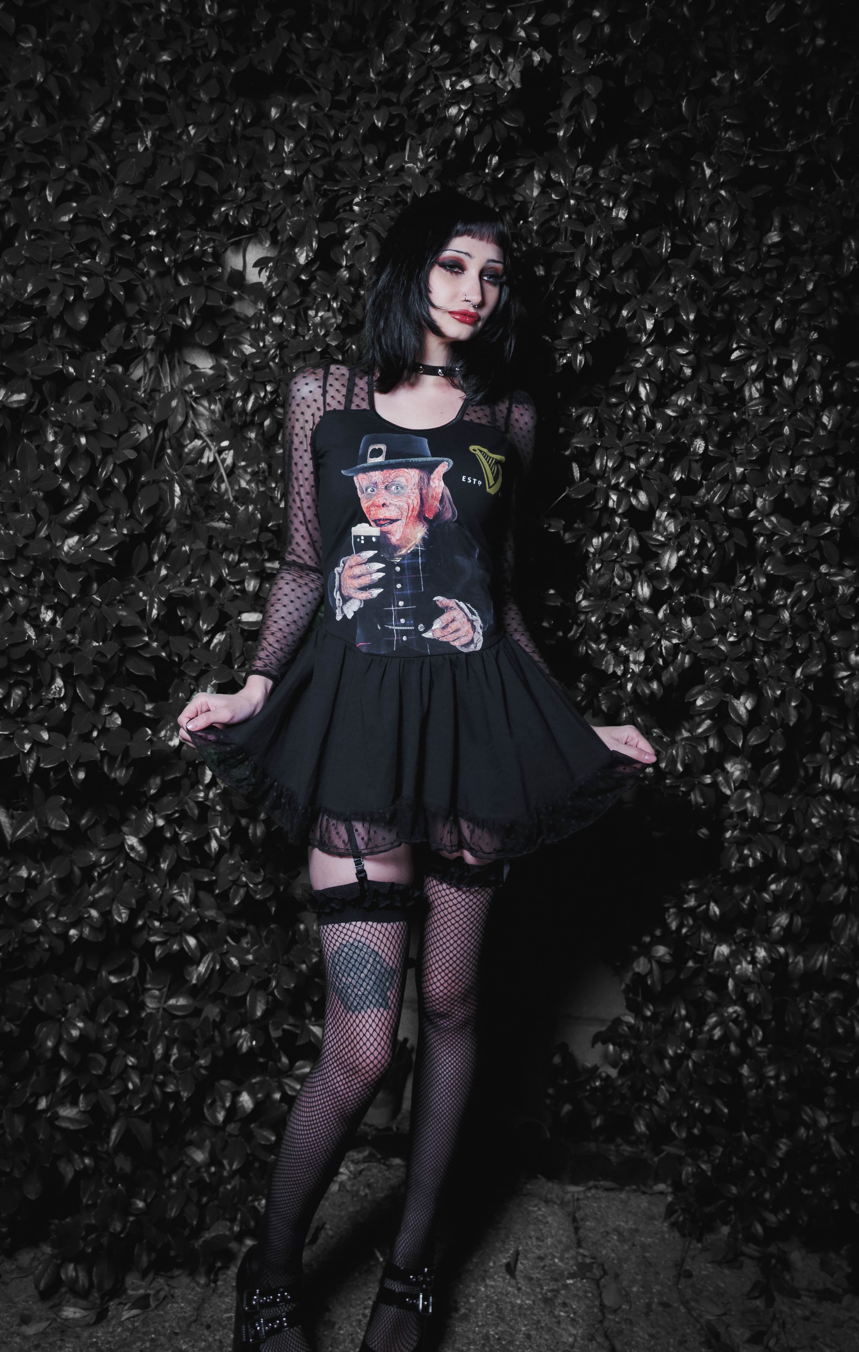 Vera's Eyecandy Leprechaun Ballerina Mesh Dress