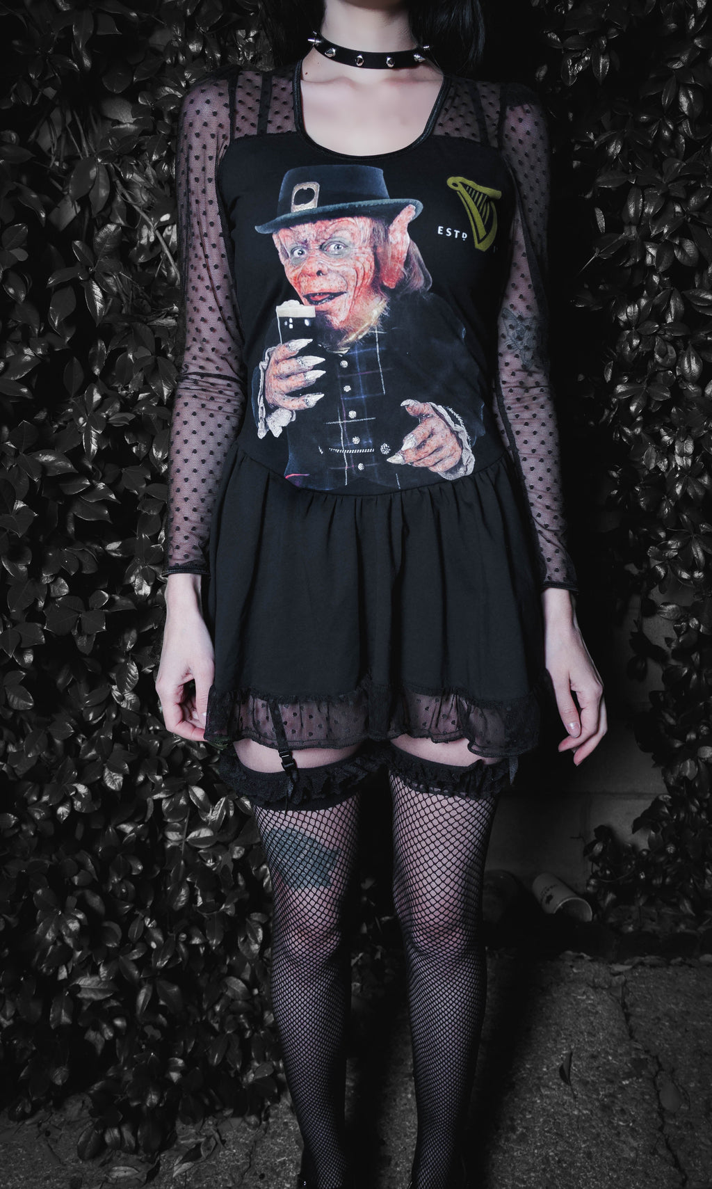 Vera's Eyecandy Leprechaun Ballerina Mesh Dress