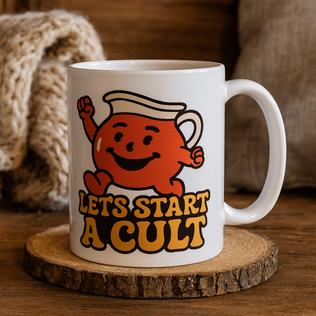 Original Underground White Let's Start a Cult Mug