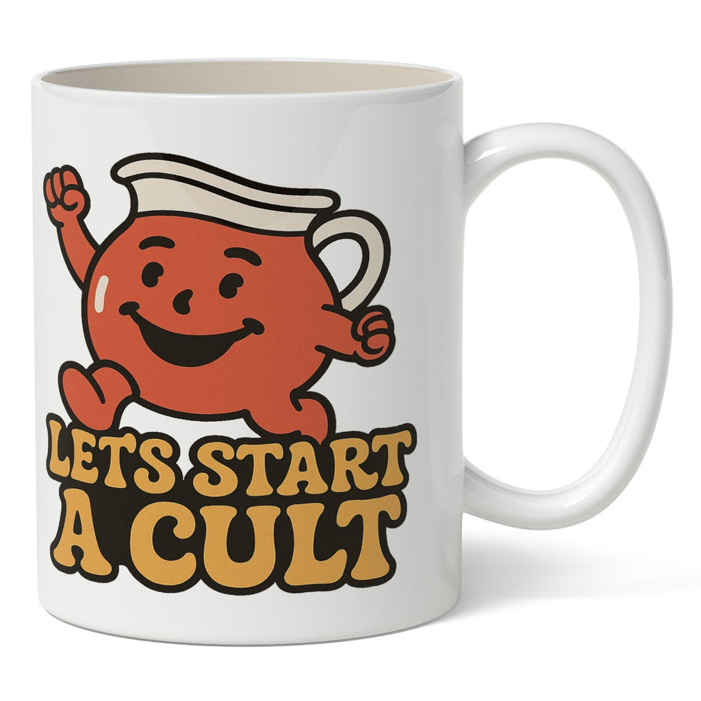 Original Underground White Let's Start a Cult Mug