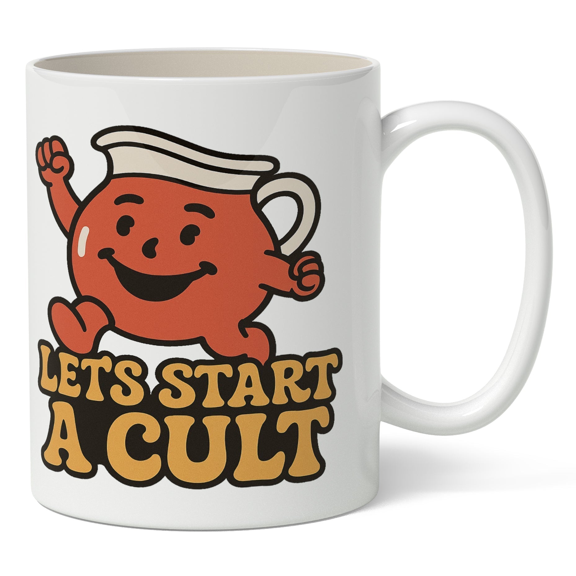 Original Underground White Let's Start a Cult Mug