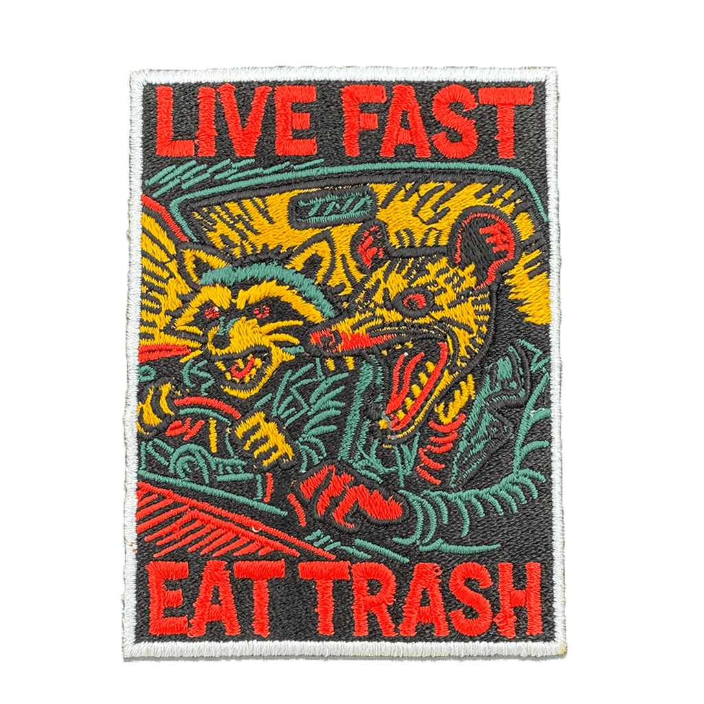 Original Underground Live Fast Eat Trash Patch