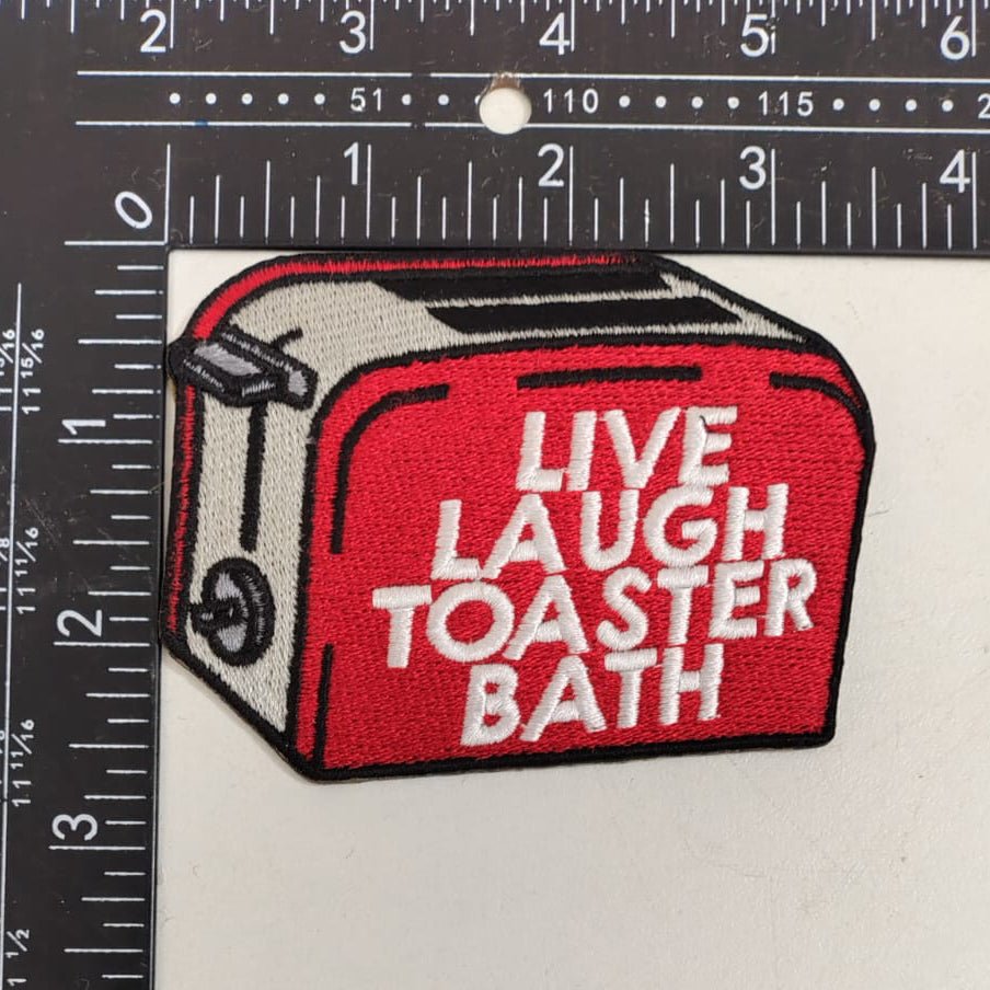 Original Underground Live Laugh Toaster Bath Patch