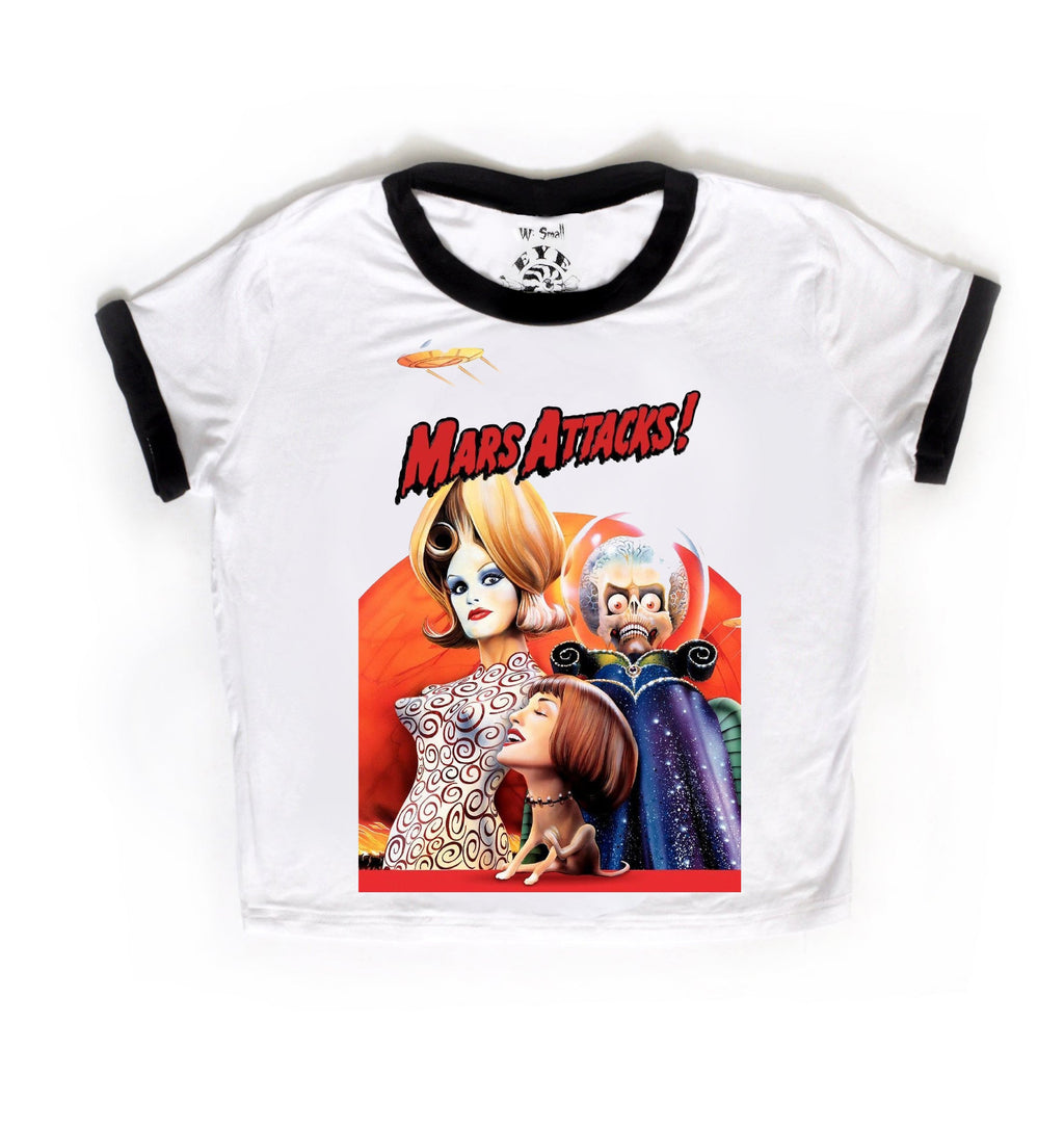 Vera's Eyecandy Mars Attack Ringer Tee Lim Ed