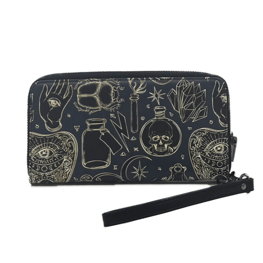 Original Underground Masonic Esotericism Clutch Wallet