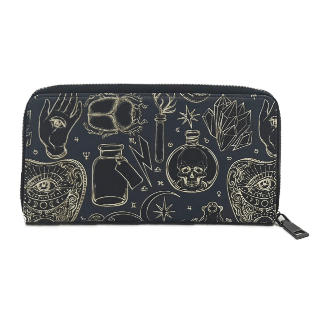 Original Underground Masonic Esotericism Clutch Wallet