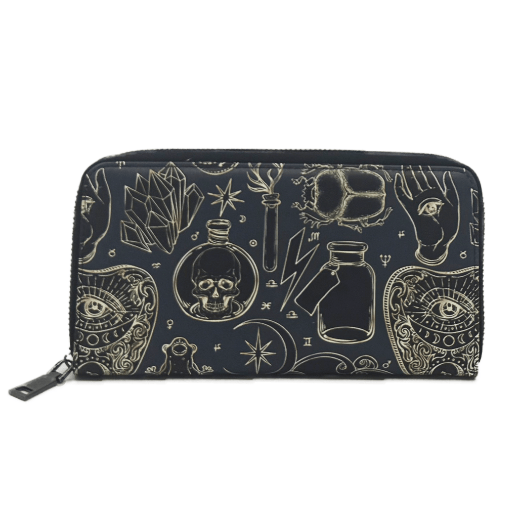 Original Underground Masonic Esotericism Clutch Wallet