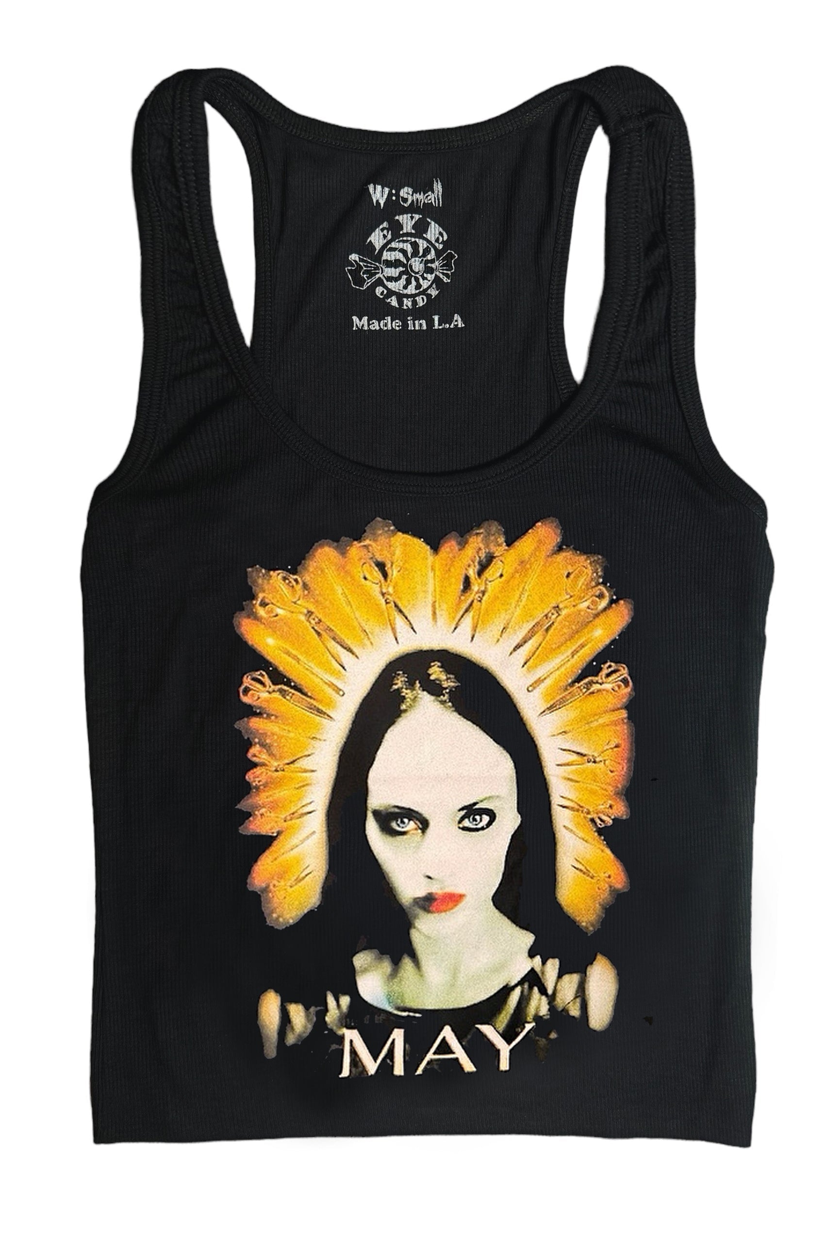 Vera's Eyecandy May Cult Movie Ribbed Tank Top