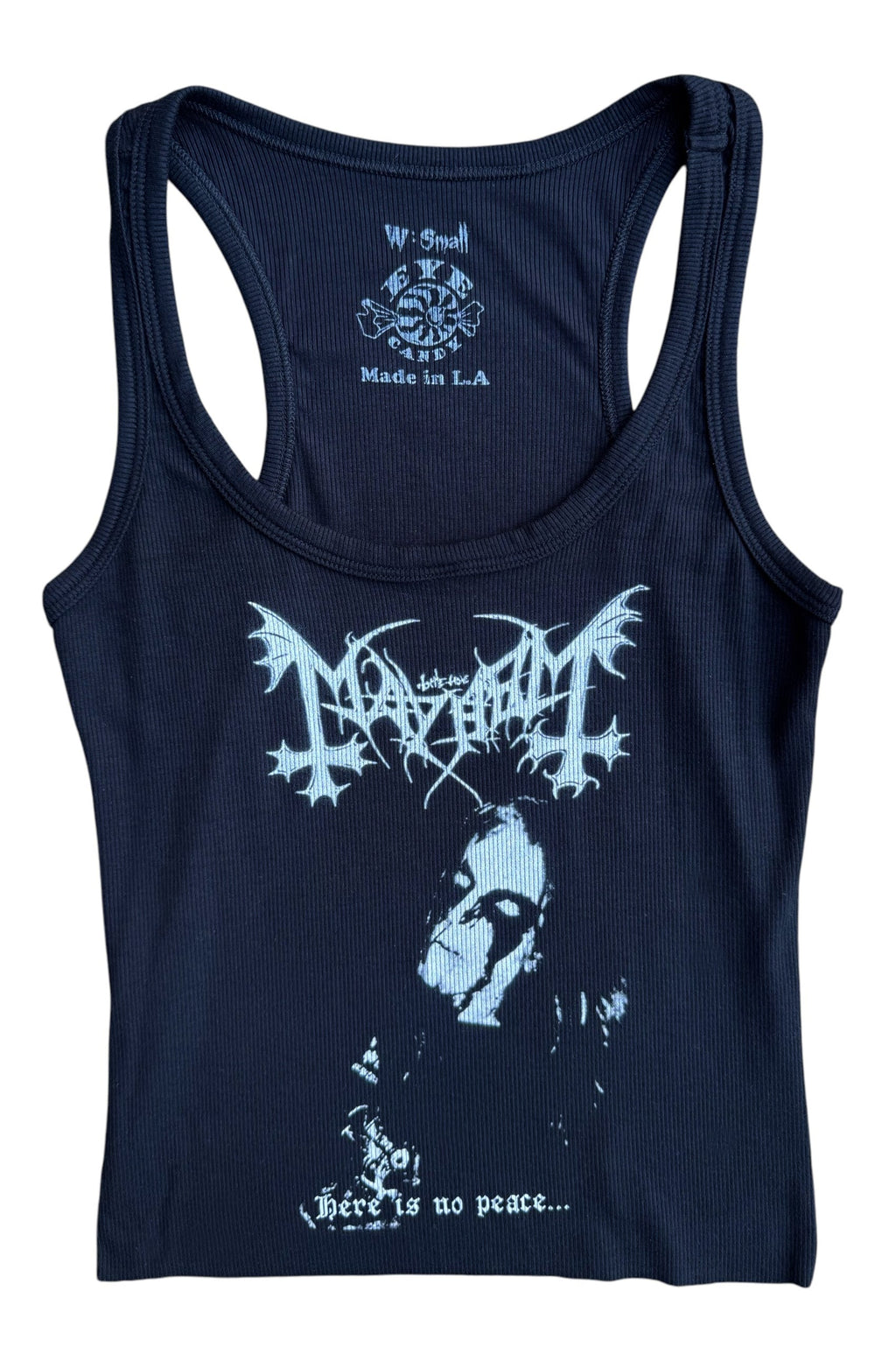 Vera's Eyecandy Mayhem Metal Ribbed Tank Top