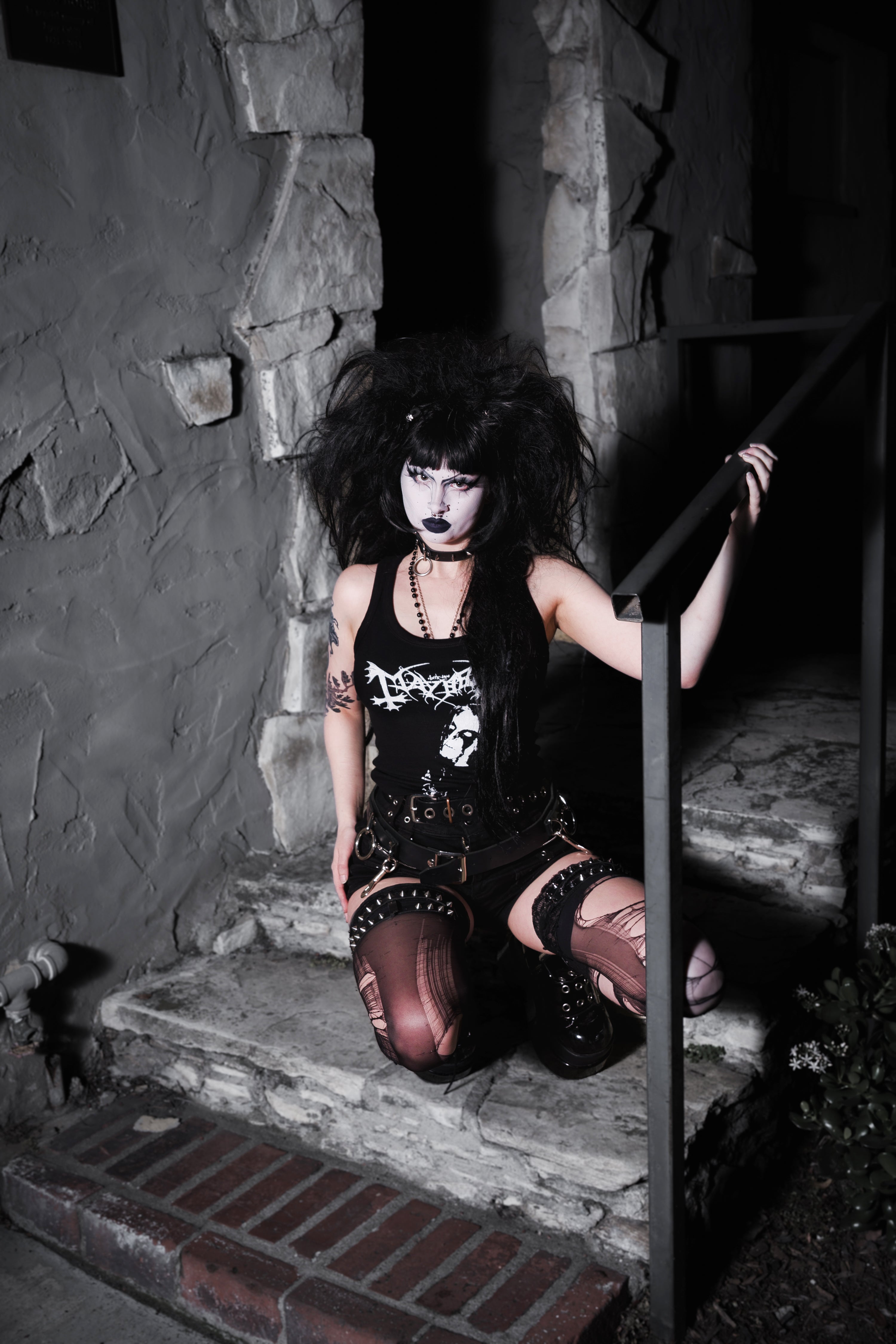 Vera's Eyecandy Mayhem Metal Ribbed Tank Top