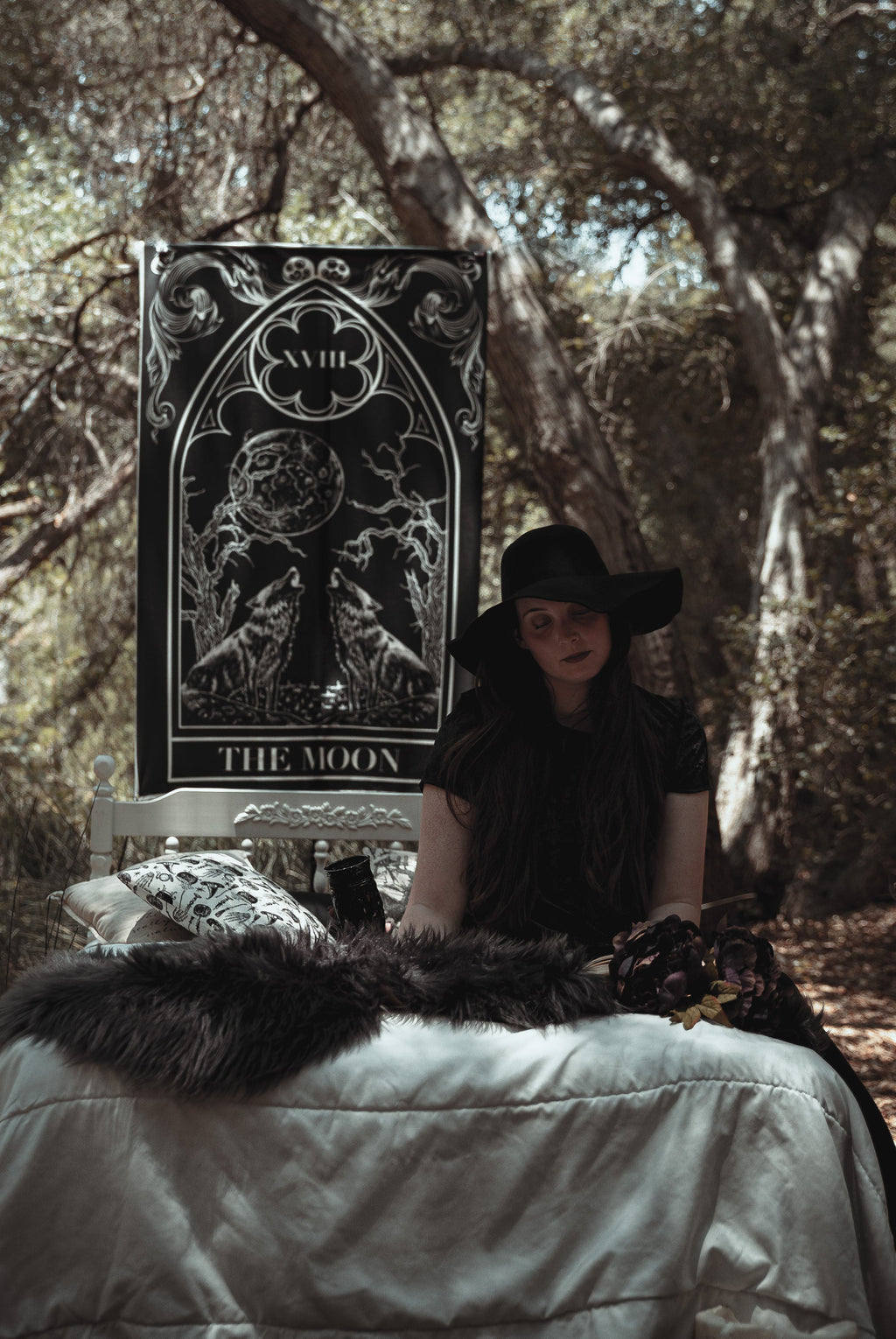 The Pretty Cult The Moon Wall Tapestry