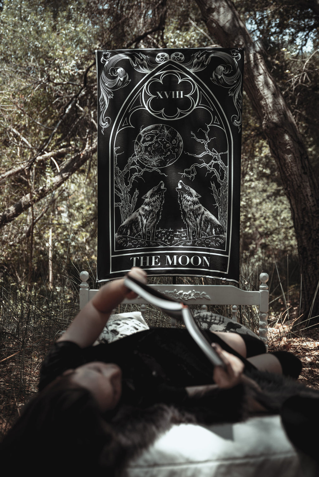 The Pretty Cult The Moon Wall Tapestry