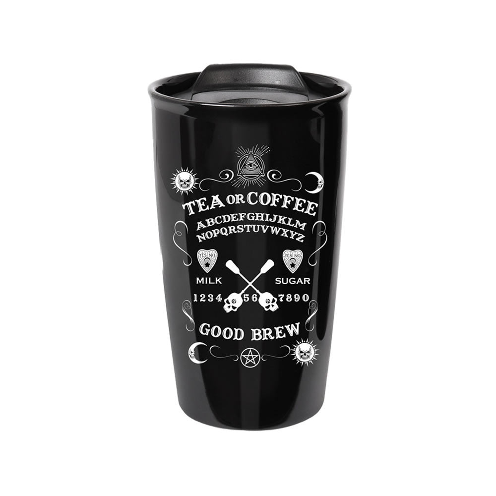 Alchemy Gothic Ouija Good Brew Double Wall Travel Mug MRDWM10