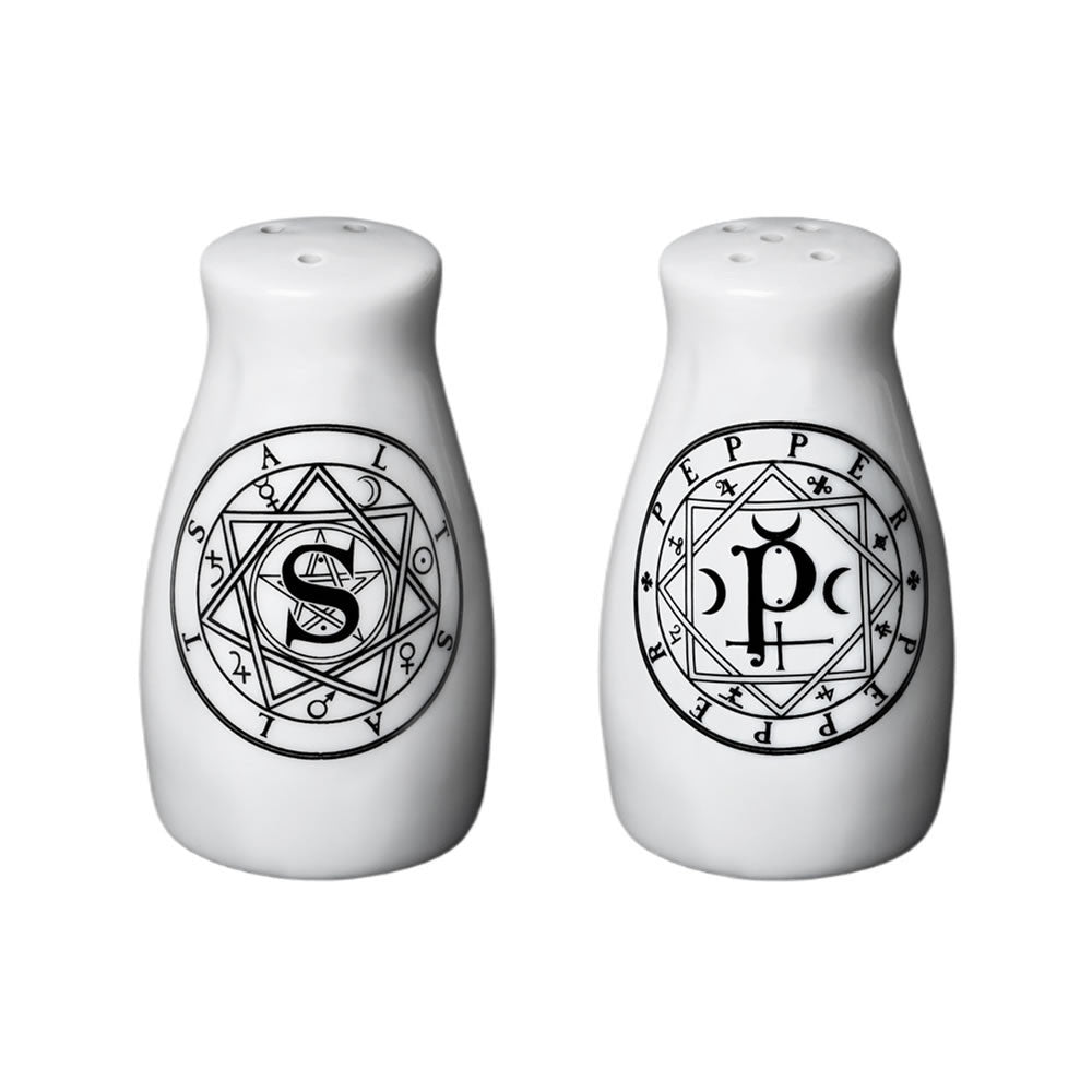 Alchemy Gothic Spells Potions Salt & Pepper Shakers MRSP1