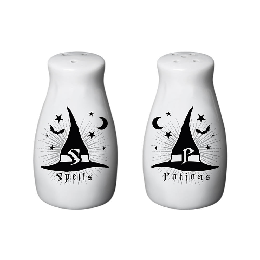 Alchemy Gothic Spells & Potions Salt Pepper Shakers MRSP5