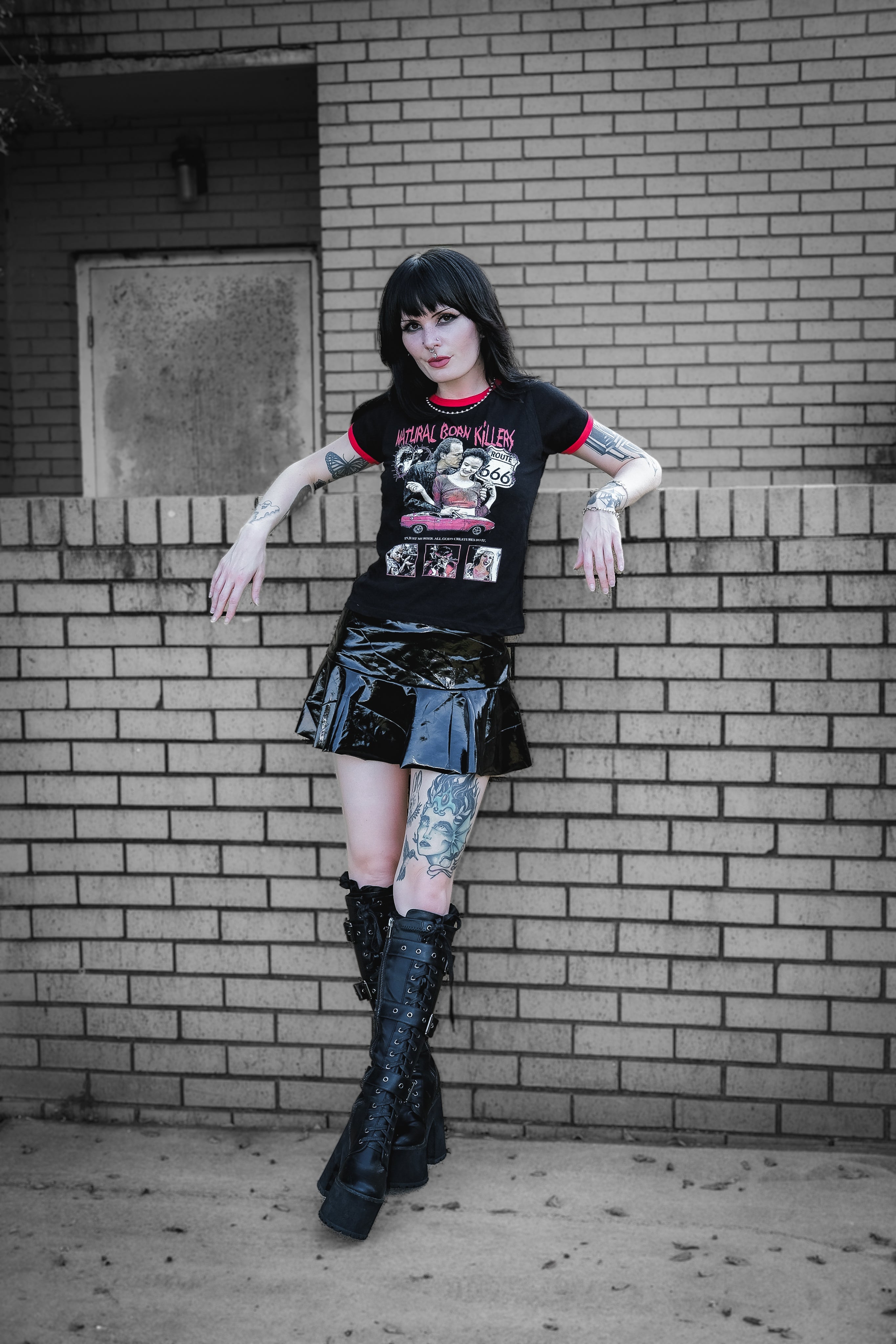 Vera's Eyecandy Natural Born Killers Ringer Tee