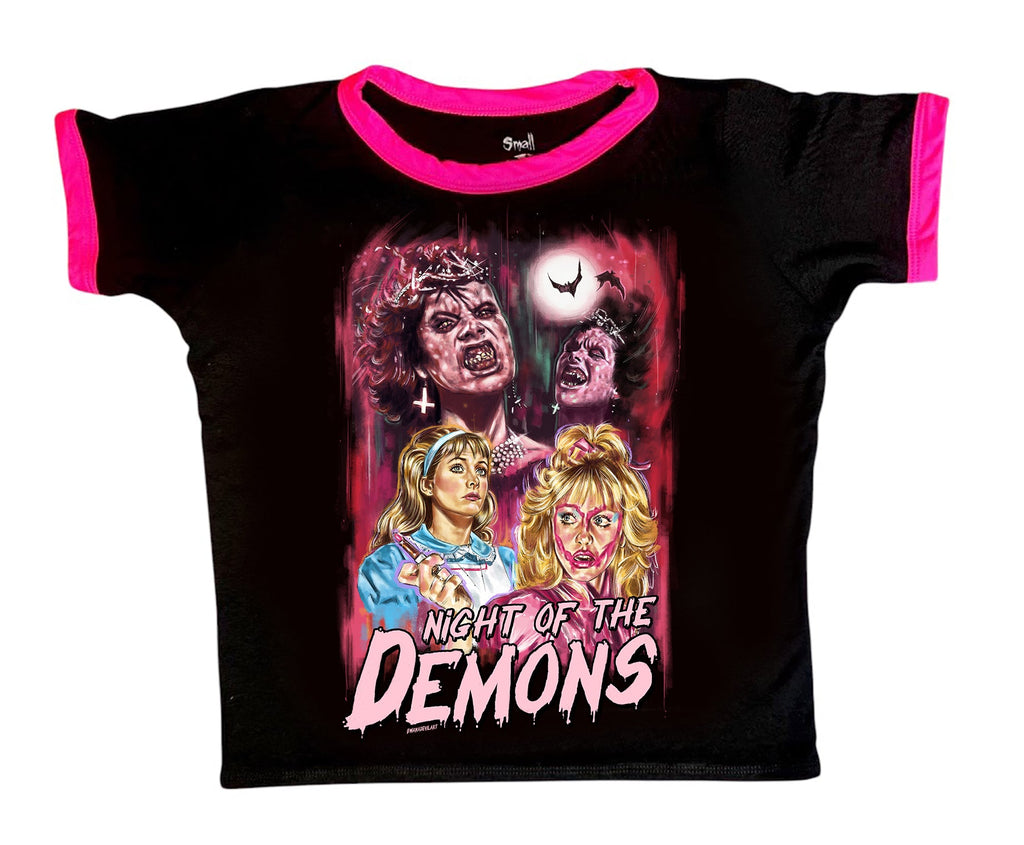 Vera's Eyecandy Night of the Demons Ringer Tee